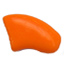 Orange nail caps